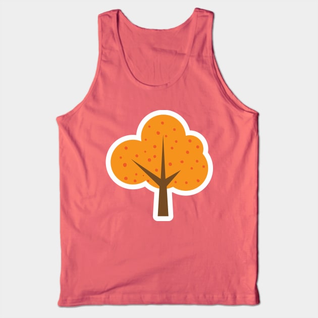 orange tree plant t-shirt Tank Top by Shopgrapher